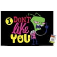 thumbnail image 1 of Invader Zim - I Don't Like You Wall Poster with Push Pins, 22.375" x 34", 1 of 3