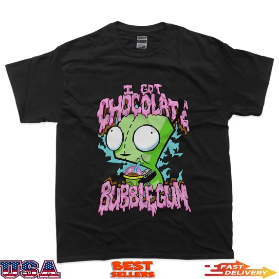 Invader Zim I Got Chocolate Bubblegum Gir In Dog Costume T-Shirt ...