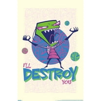 Invader Zim - I'll Destroy You Wall Poster, 22.375" x 34"