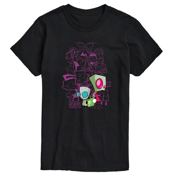 Invader Zim - Invader Zim Collage - Men's Short Sleeve Graphic T-Shirt