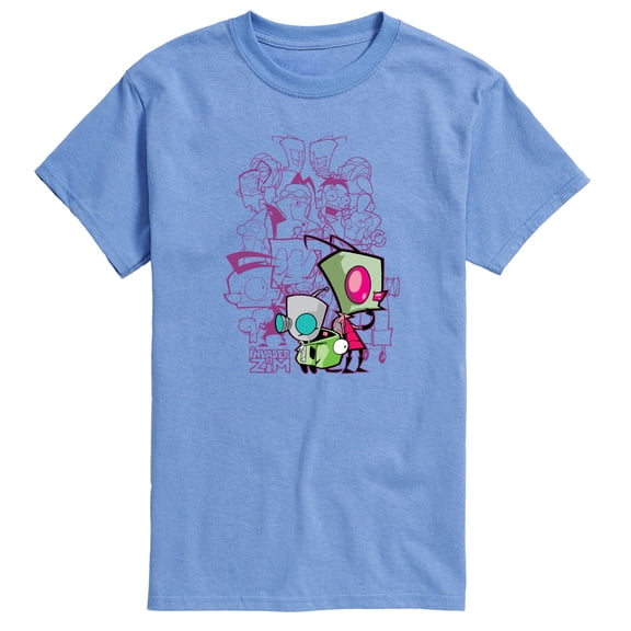 Invader Zim - Invader Zim Collage - Men's Short Sleeve Graphic T-Shirt