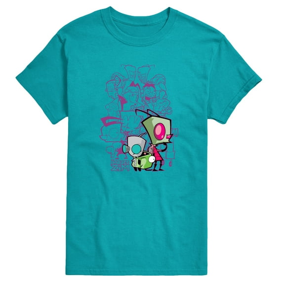 Invader Zim - Invader Zim Collage - Men's Short Sleeve Graphic T-Shirt