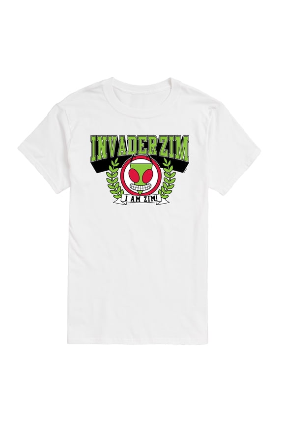 - Invader Zim Collegiate Short Sleeve Graphic T-Shirt