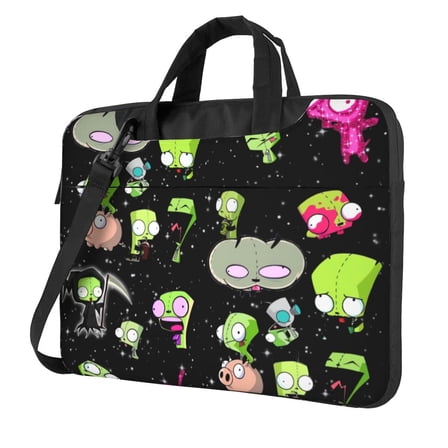 Invader Zim Laptop Bag Laptop Case Computer Notebook Briefcase Messenger Bag With Adjustable Shoulder Strap 14 Inch