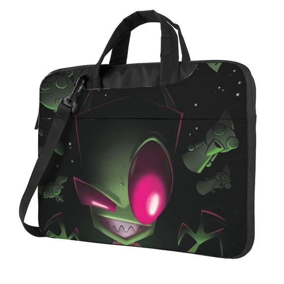 Invader Zim Laptop Bag Shoulder Portable Laptop Case Sleeve Chromebook Notebook Messenger Briefcase Adjustable Handbag For Women & Men