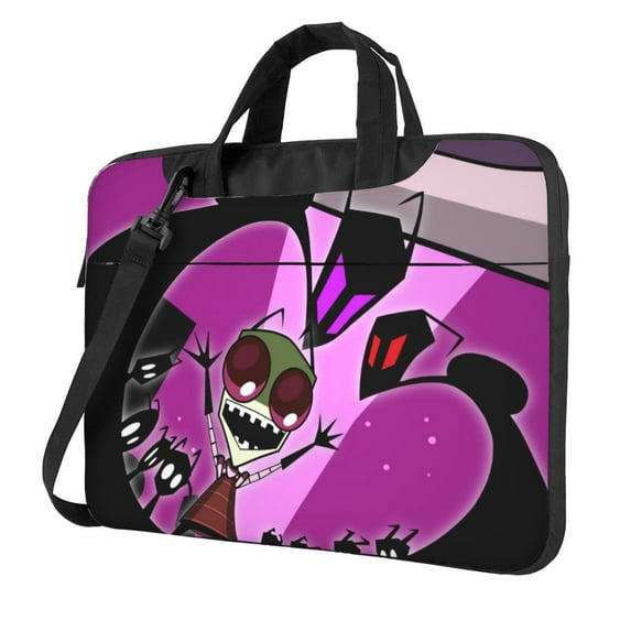 Invader Zim Laptop Bag Shoulder Portable Laptop Case Sleeve Chromebook Notebook Messenger Briefcase Adjustable Handbag For Women & Men