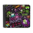 thumbnail image 1 of Invader Zim Leather Wallet Slim Card Wallet Bifold RFID Blocking Card Holder Purse, 1 of 7