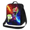 thumbnail image 1 of Invader Zim Lunch Bags Insulated Lunch Box Container Adjustable Cooler Tote Bag Shoulder Bag, 1 of 8