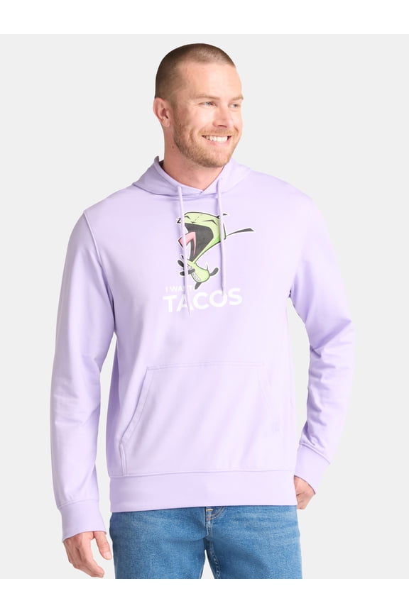 Men's and Big Men's French Terry Graphic Hoodie, Sizes XS-3XL
