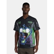 Men's and Big Men's Front Back Graphic Soccer Jersey with Short Sleeves, Sizes XS-3XL