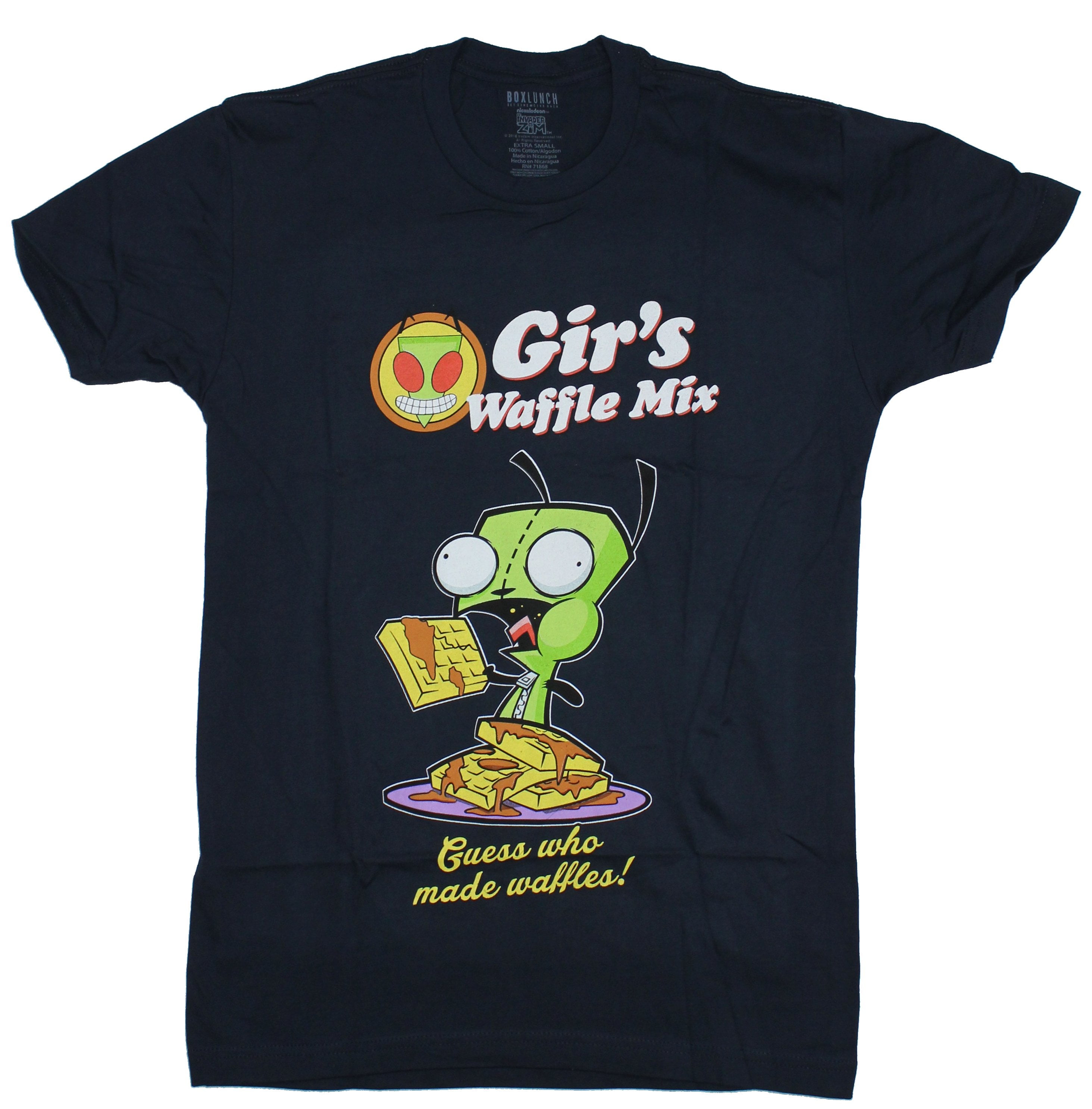 Invader Zim: Gir's Waffle Mix Graphic T-Shirt Invader Zim: Gir's Waffle Mix Graphic T-Shirt