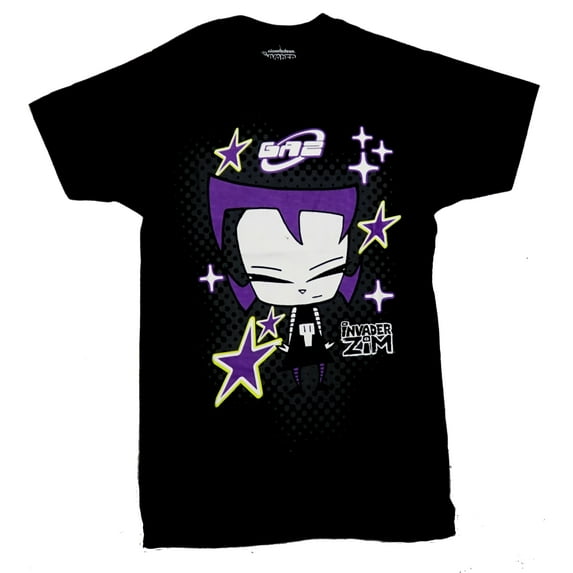 Invader Zim Mens T-Shirt - Zita Under GA2 Neon (X-Small)