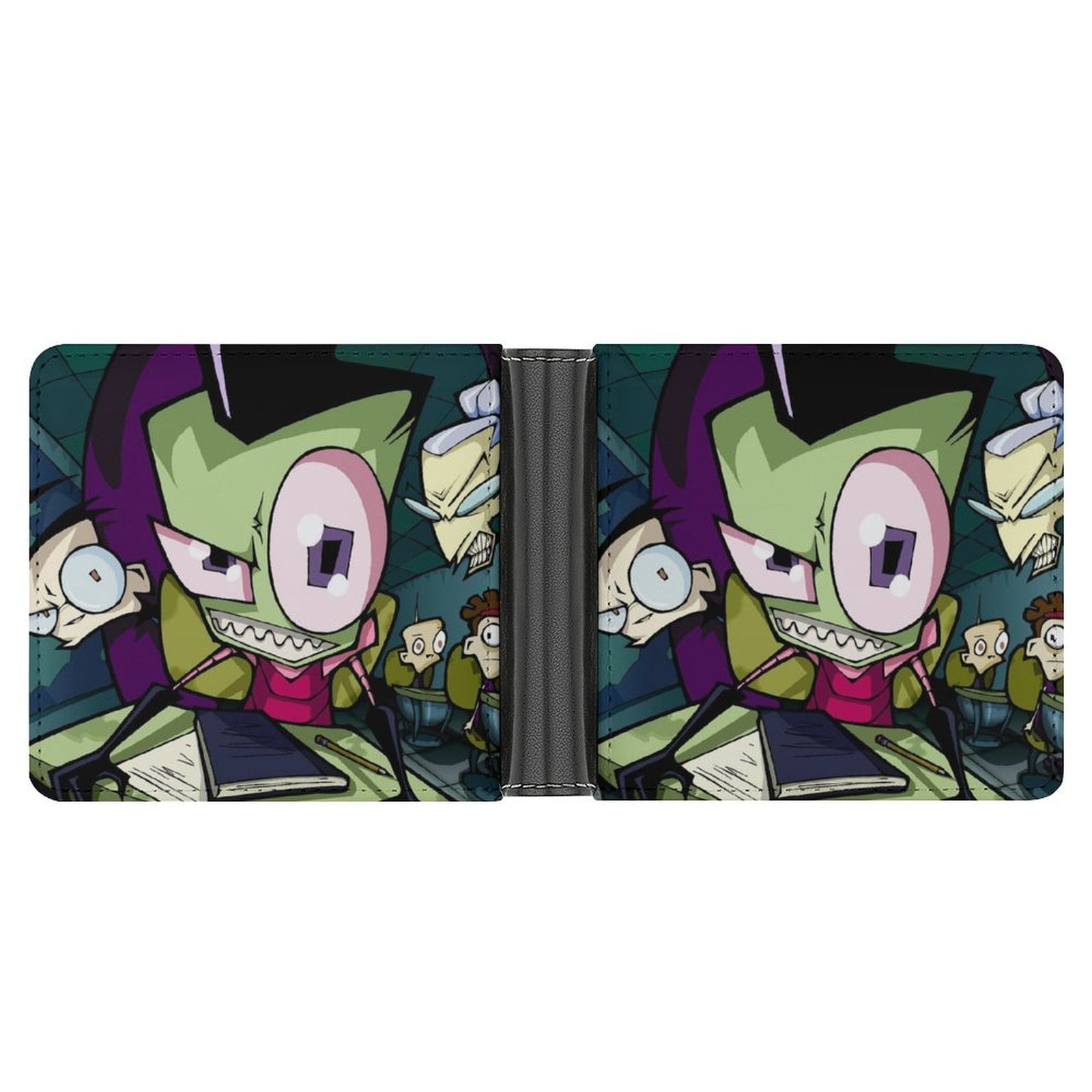 invaderT やくまも トレカ 38枚 Spencer's I'll Destroy You Bifold Wallet – Invader Zim | Arden Fair
