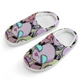 thumbnail image 1 of Invader Zim Pattern Kid's Cotton Slippers Winter Warm Soft Plush Slippers with Rubber Sole Non-Slip Indoor Outdoor Slip on Shoes Fluffy House Slippers For Boys Girls Teen, 1 of 8