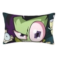 thumbnail image 1 of Invader Zim Pillowcase Cushion Pillow Covers With Hidden Zipper Pillow Case Decor For Bed Dorm Sofa Couch Car 16"x24", 1 of 8