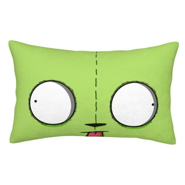Invader Zim Pillowcases Soft Pillow Holder Decorative Cushion Cover Home Decor Rectangular Throw Pillow Covers 14"X20"