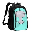 thumbnail image 1 of Invader Zim Planet Backpack Schoolbag Large Capacity Daypack Bookbag Satchel Notebook Laptop Backpack Travel Bag USB Rucksack, 1 of 7