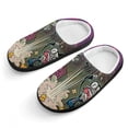 thumbnail image 1 of Invader Zim Poster Kid's Cotton Slippers Winter Warm Soft Plush Slippers with Rubber Sole Non-Slip Indoor Outdoor Slip on Shoes Fluffy House Slippers For Boys Girls Teen, 1 of 8