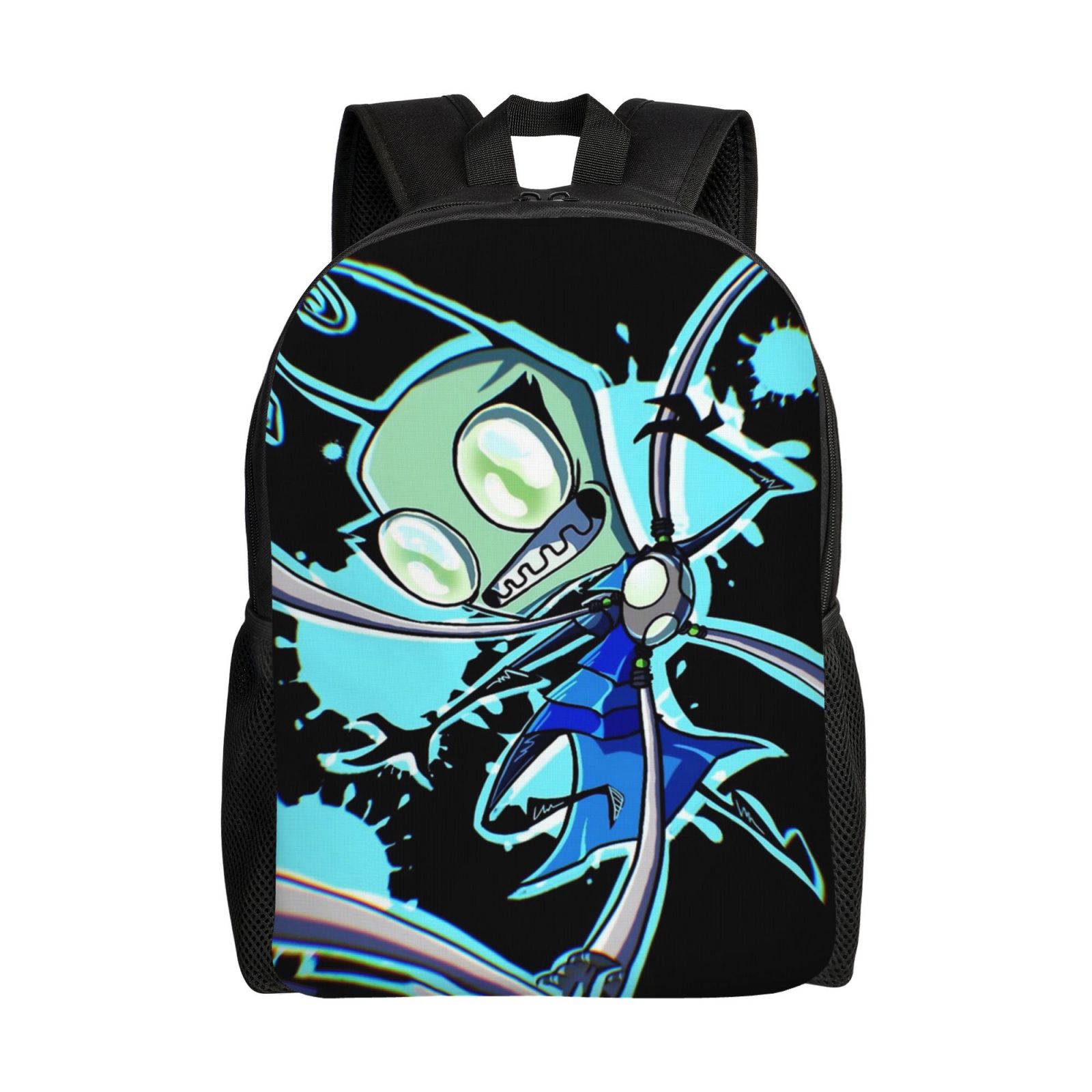 Invader Zim School Backpack Kids Bookbag Large For School Office