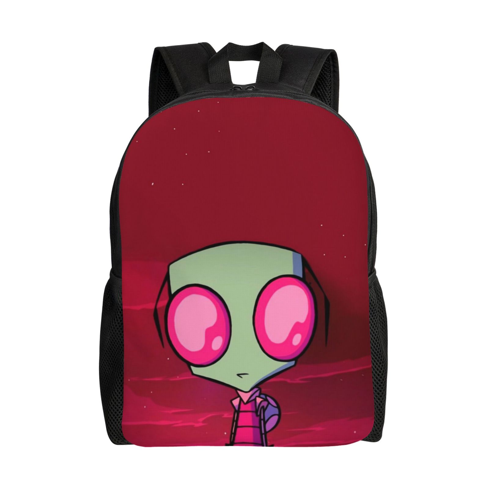 Invader Zim School Backpack Kids Bookbag Large For School Office