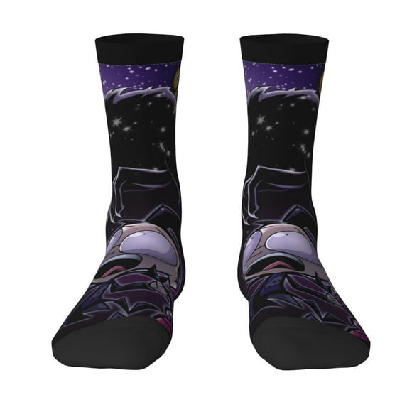 Invader Zim Show Adult Socks Breathable Cozy Soft Crew Socks Novelty Casual Calf Stockings For Men Women