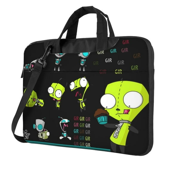 Invader Zim Show Planet Laptop Bag Shoulder Portable Laptop Case Sleeve Chromebook Notebook Messenger Briefcase Adjustable Handbag For Women & Men
