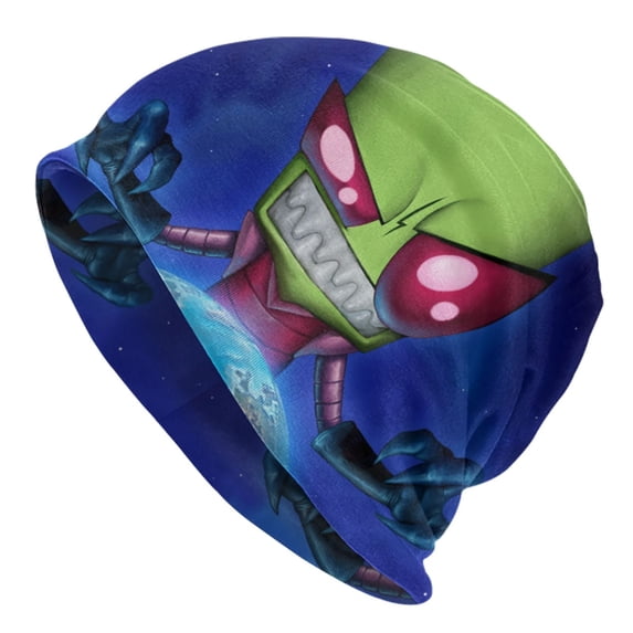 Invader Zim Slouchy Hat For Men Women Teen Unisex Winter Hat Elastic Knitted Beanie Hats