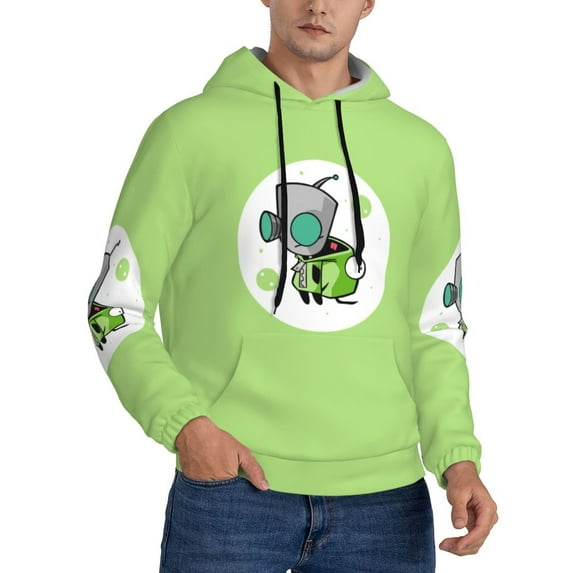 Invader Zim Sweatshirt For Mens Fashion Hoodies Pullover Athletic Daily Hoody Hooded Gift