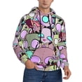 thumbnail image 1 of Invader Zim Sweatshirt For Mens Fashion Hoodies Pullover Athletic Daily Hoody Hooded Gift, 1 of 7