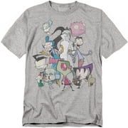 Invader Zim T-Shirt Group Shot Unisex Graphic Tee for Men & Women