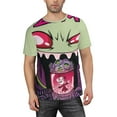 thumbnail image 1 of Invader Zim T-Shirt for Men Novelty 3D Pritneted Casual Short Sleeve Tees Shirt Summer Street T Shirt Top, 1 of 7