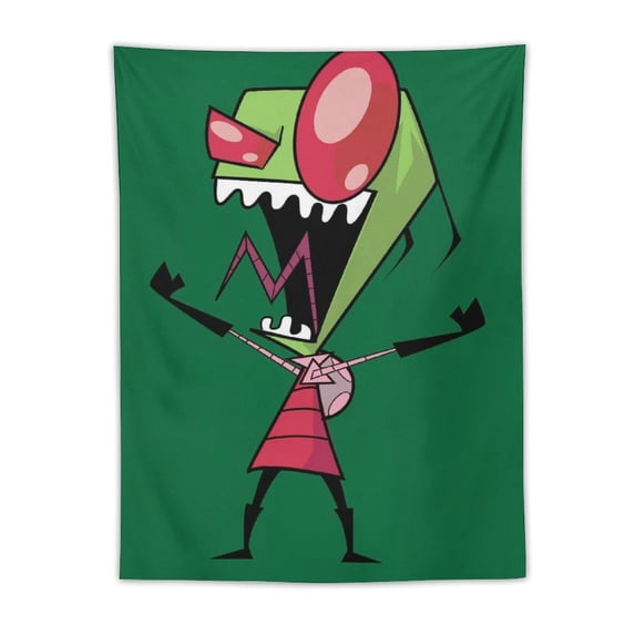 Invader Zim Tapestry Luxury Wall Hanging Tapestries Decoration For Living Room Bedroom Dormitory Mural Blanket Wall Art Tapestry