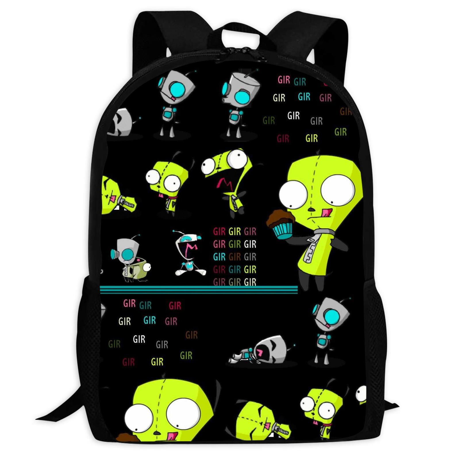 Invader Zim Unisex Laptop Backpack Shoulder Students School Bag