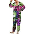 thumbnail image 1 of Invader Zim Unisex Onesie Pajamas Zipper Jumpsuit Hooded One Piece Sleepwear for Family Mens Womens, 1 of 8