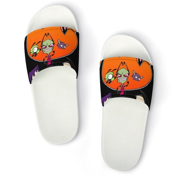 Invader Zim Unisex Slippers Summer Beach Slippers Casual Non Slip Comfortable Slide Sandals Home Slippers For Men Women