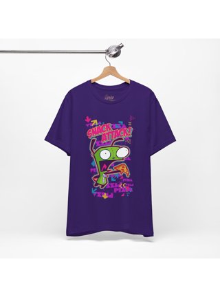 Nickelodeon Men's 90s Classic Cartoon T-Shirt - Features Rugrats, Invader Zim, Ren & Stimpy, Hey Arnold (Officially Licensed)