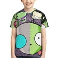 thumbnail image 1 of Invader Zim Youth Unisex T-Shirt Crewneck Short Sleeve Double-Sided Print Tee Shirts Top For Boys Girls Kid Teen X-Large, 1 of 6