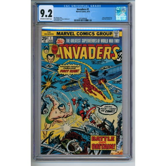Invaders #1 - CGC 9.2 Comic Book