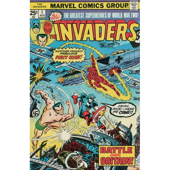 Invaders #1 VF ; Marvel Comic Book
