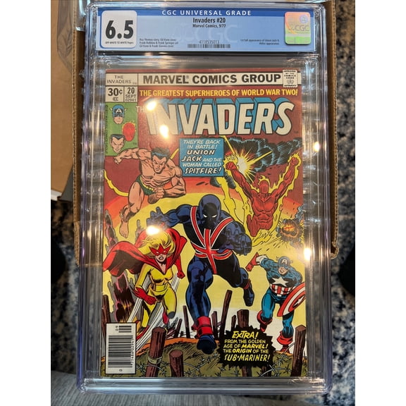 Invaders #20 - CGC 6.5 Comic Book