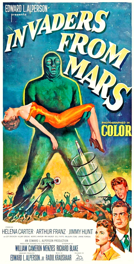 Invaders From Mars Canvas Art - (24 x 36)