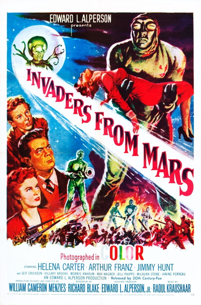 Invaders From Mars Canvas Art - (24 x 36)