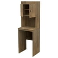 thumbnail image 1 of Inval AL-4813 Three (3)-Shelf Mini Refrigerator/Microwave Storage Cabinet, Amaretto, 1 of 2