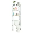 thumbnail image 1 of Inval America 3-Shelf Resin Bathroom Over-the-Toilet Shelving Unit in White, 1 of 5