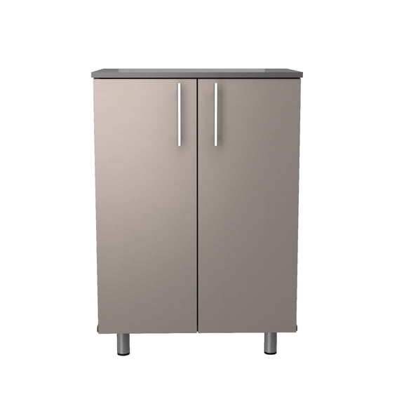 Inval America Maestrik 2-Door Engineered Wood Storage Garage Cabinet in Taupe
