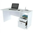 thumbnail image 1 of Inval Curved-Top 2-Drawer Desk, Multiple Colors, 1 of 9
