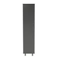 thumbnail image 1 of Inval Kratos Adjustable Slim Laminate 4-Shelf Garage Cabinet, Dark Gray & Maple, 1 of 10
