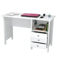 thumbnail image 1 of Inval Laura Collection Computer Desk, Washed Oak, 1 of 8