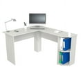 thumbnail image 1 of Inval Merlin Laminate Dual Surface Corner Office Desk, Multiple Colors, 1 of 6