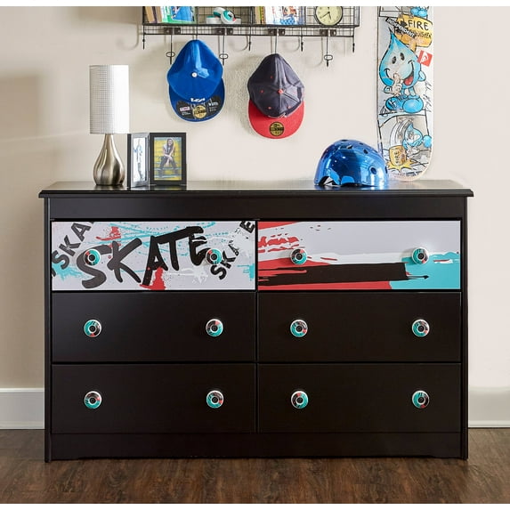 Inval Powell Kick Flip Dresser, Black